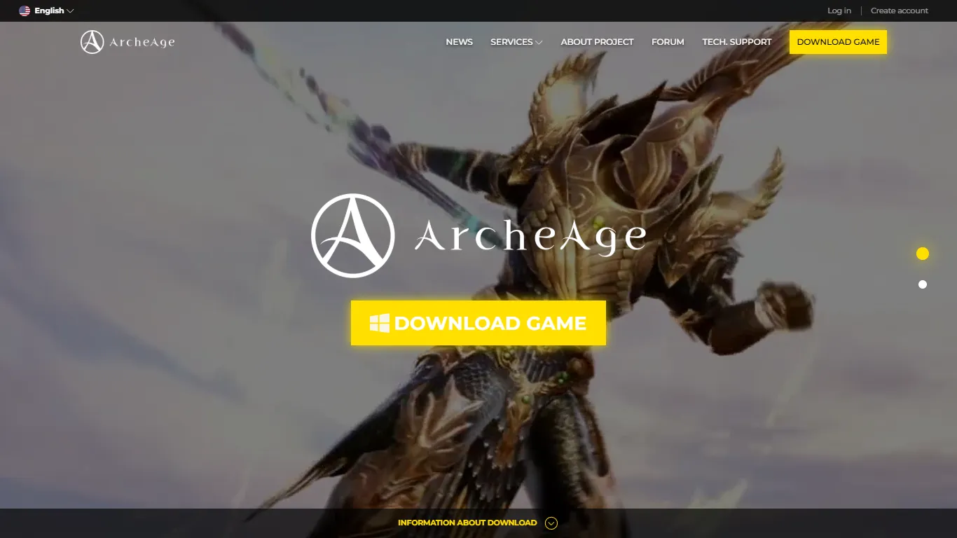 Private Game Server Design Screenshot